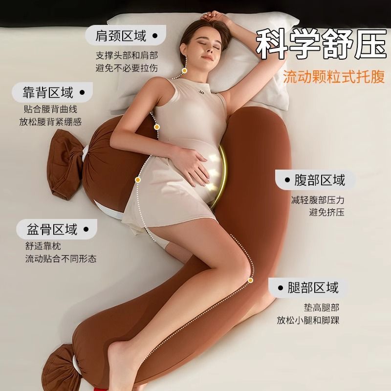 免運/可開票 孕婦枕頭神枕護腰枕託腹睡覺側臥孕期多功能專用神器孕婦抱枕長條D